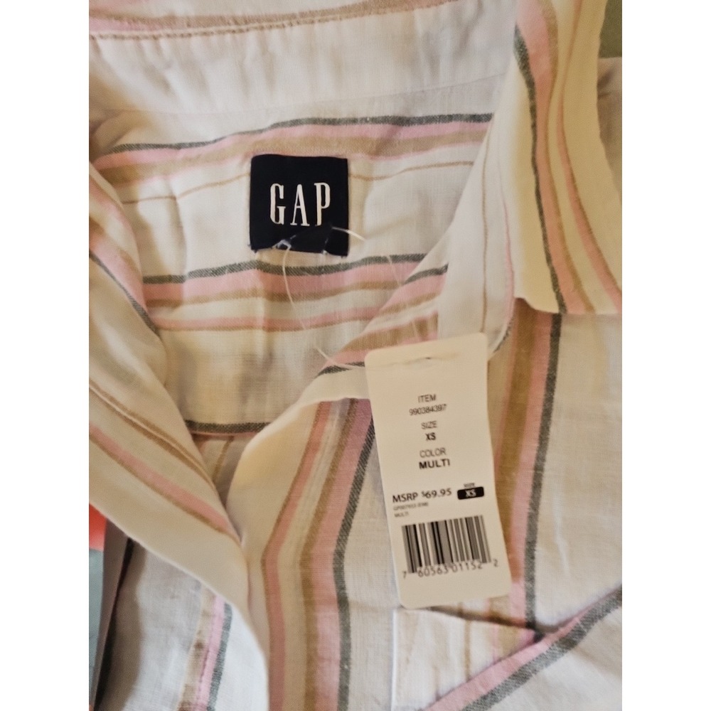 Gap linen button shirt xs women - Picture 3 of 6